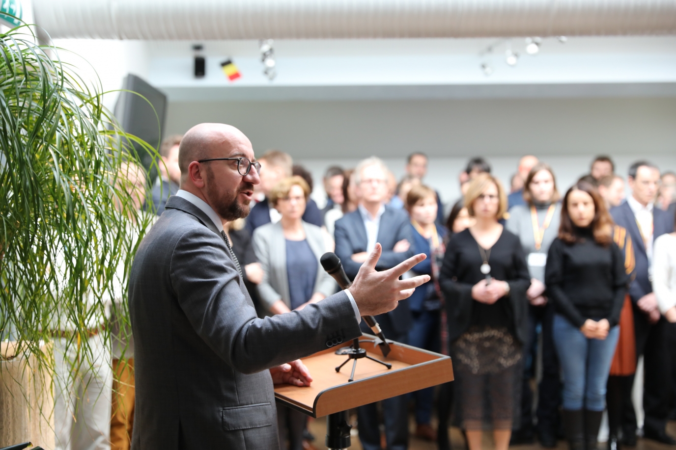 Nieuwjaarsreceptie met het personeel van de Kanselarij. Bedankt voor jullie dagelijkse inzet!