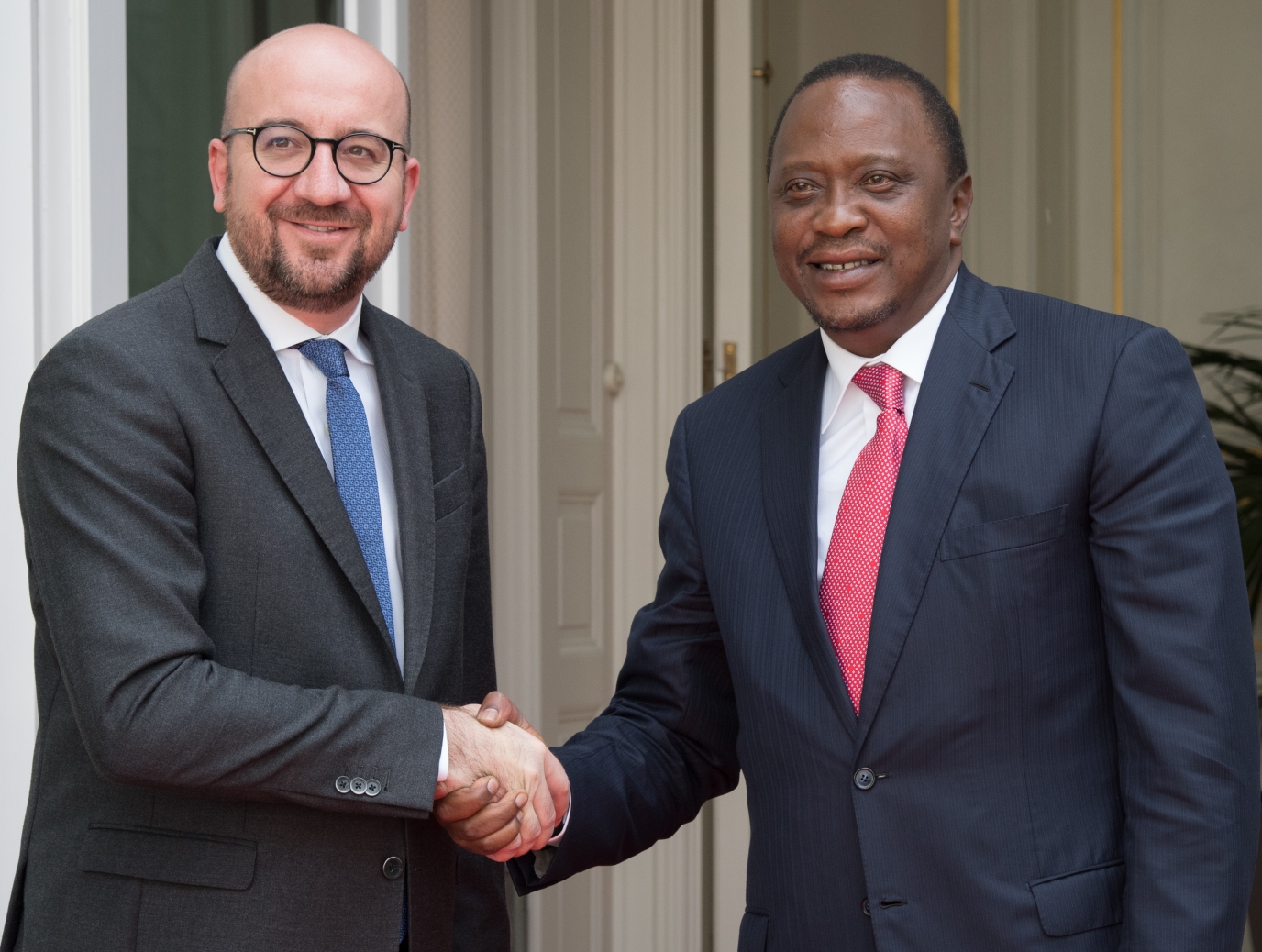 Rencontre avec le Président de la République du Kenya, S.E.M. Uhuru Kenyatta