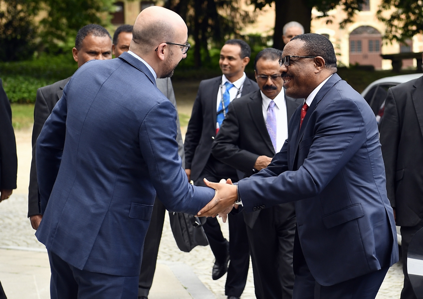 •	Treffen mit dem Premier der Demokratischen Bundesrepublik Äthiopien, Seine Exzellenz Haile Mariam Dessalegn