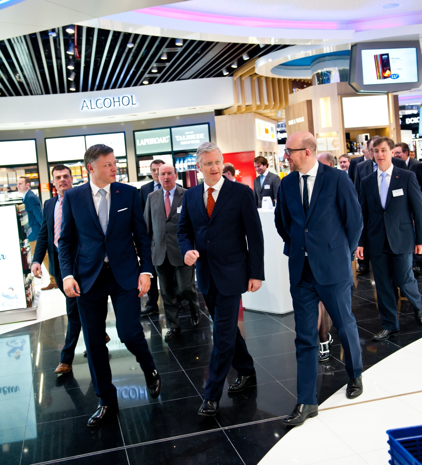 Inhuldiging van de Connector in Brussels Airport