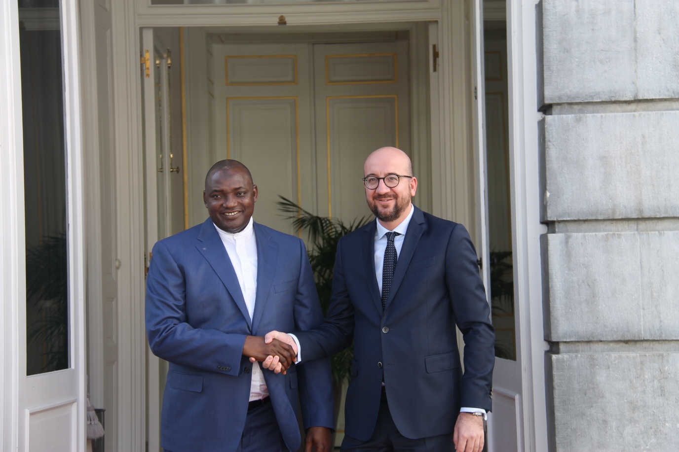 Ontmoeting met de president van Gambia, Z.E. de heer Adama Barrow 