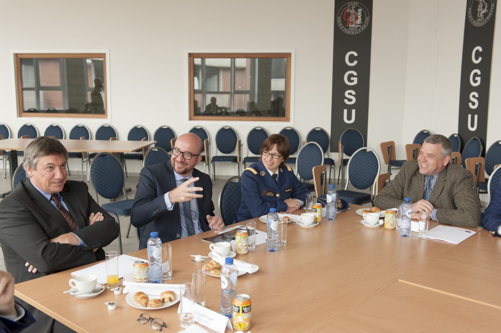Werkbezoek aan de Speciale Eenheden van de Federale Politie