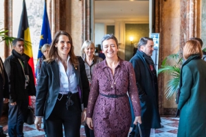 Échanges passionnants avec Margrethe Vestager