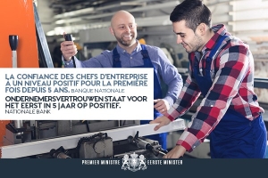 Baromètre de conjoncture : Hausse de la confiance des chefs d'entreprise