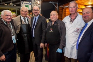 Visite du salon Horecatel avec le Ministre Willy Borsus à Marche-en-Famenne. 