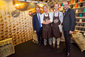 Visite du salon Horecatel avec le Ministre Willy Borsus à Marche-en-Famenne. 