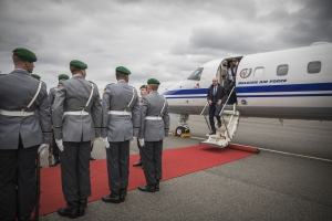 Verplaatsing naar Berlijn : Gesprek met Bondskanselier Angela Merkel