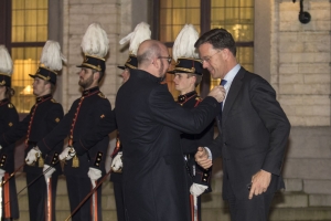 Premierminister Michel mit dem niederländischen Ministerpräsidenten Mark Rutte