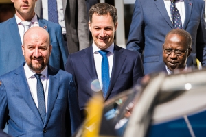 Werkbezoek aan Senegal: onderhoud met de Senegalese eerste minister, Mahammed Boun Abdallah Dionne, en de minister van Ontwikkelingssamenwerking, Alexander De Croo.