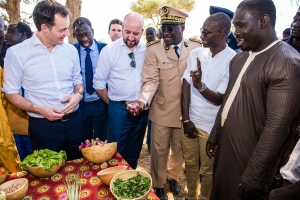 Besichtigung vor Ort in Ndoyène im Senegal