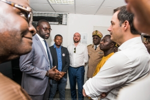 Besuch des Solarkraftwerks "Pr. Scheich Anta Diop" im Senegal