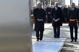 Commemoration ceremony of the Brussels attacks on 22 March