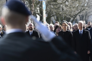 Commemoration ceremony of the Brussels attacks on 22 March