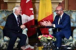 Treffen mit dem Generalgouverneur von Kanada, David Johnston