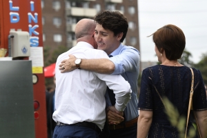 Lunch with the Prime Minister of Canada, Justin Trudeau, and his spouse