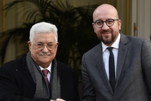 Treffen mit dem Präsidenten der Palästinensischen Autonomiebehörde, S. E. Mahmoud Abbas