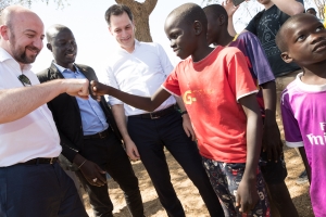 Besichtigung vor Ort in Ndoyène im Senegal