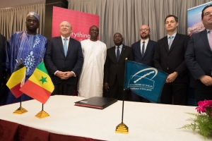 Unterzeichnung eines Partnerschaftsabkommens zwischen dem Hafen von Dakar und dem Hafen von Antwerpen