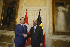 Gespräch mit dem Premierminister von Tunesien, Youssef Chahed 