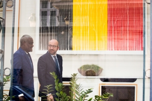 Rencontre avec le Président de la Commission de l'Union africaine Moussa Faki. 