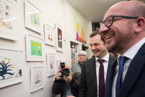 The Cartoonist: vernissage de l'exposition Michel I