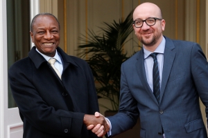 Ontmoeting met de president van de Republiek Guinee, Z.E. Alpha Condé