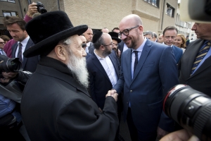 Bezoek aan de Joodse gemeenschap in Antwerpen