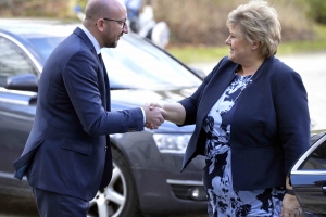 Meeting with the Prime Minister of Norway, Erna Solberg