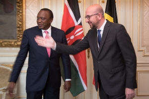 Ontmoeting met de president van de Republiek Kenia, Z.E. de heer Uhuru Kenyatta