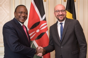 Rencontre avec le Président de la République du Kenya, S.E.M. Uhuru Kenyatta