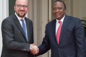 •	Treffen mit dem Präsident der Republik Kenia, Seine Exzellenz Uhuru Kenyatta