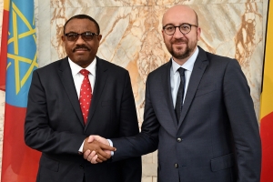 Meeting with the Prime Minister of the Federal Democratic Republic of Ethopia, Mr. Haile Mariam Dessalegn