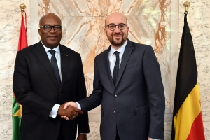 •	Treffen mit dem Präsident von Burkina Faso, Seine Exzellenz Roch Marc Christian Kaboré