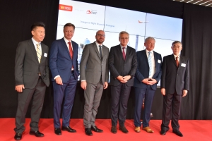 Opening of the first air link between Brussels and Shanghai, operated by Hainan Airlines