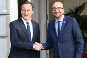 Réunion au Lambermont avec le Premier ministre David Cameron sur le futur de l’Union européenne