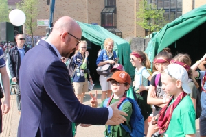 Bijeenkomst van 25 000 scouts in Louvain-la-Neuve