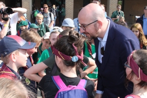 25.000 scouts rassemblés à Louvain-la-Neuve