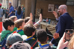 25.000 scouts rassemblés à Louvain-la-Neuve