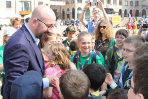 25.000 scouts rassemblés à Louvain-la-Neuve