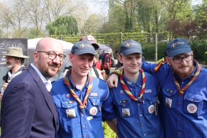 25.000 scouts rassemblés à Louvain-la-Neuve