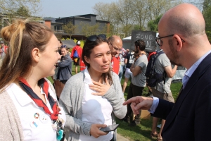 25.000 scouts rassemblés à Louvain-la-Neuve