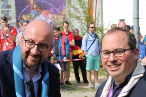 25.000 scouts rassemblés à Louvain-la-Neuve