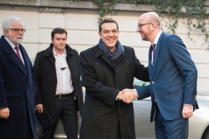 Ontmoeting met de Griekse Eerste minister, Alexis Tsipras