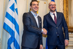 Ontmoeting met de Griekse eerste minister Alexis Tsipras