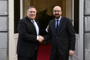 Réunion avec Mike Pompeo, Secretary of State