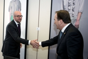 Rencontre, en marge du Conseil européen, avec le Premier Ministre suédois Stefan Löfven